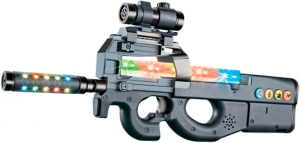 Автомат свето-звуковой ZIPP Toys FN P90 черный (816B)