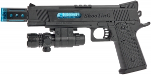 Пистолет свето-звуковой ZIPP Toys Colt 1911 черный (828B)