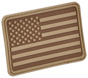 Нашивка на липучці Hazard 4 USA Flag на ліву руку пісочна (PAT-USA-L-CYT)