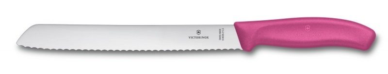 Нож кухонный для хлеба Victorinox SwissClassic розовый (6.8636.21L5B) — купить в Украине | Прицел