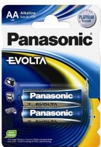 Батарейка Panasonic EVOLTA AA BLI 2 ALKALINE (LR6EGE / 2BP)
