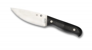 Нож с фиксированным клинком Spyderco SERRATA PLAINEDGE G-10 (FB32GP)