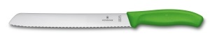 Нож кухонный для хлеба Victorinox SwissClassic зеленый (6.8636.21L4B)