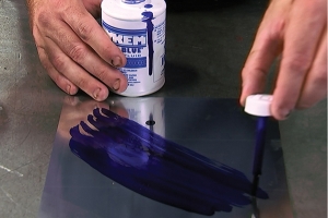 Розміточна фарба по металу Dykem Steel Blue Layout Fluid синяя 240 мл (80400)