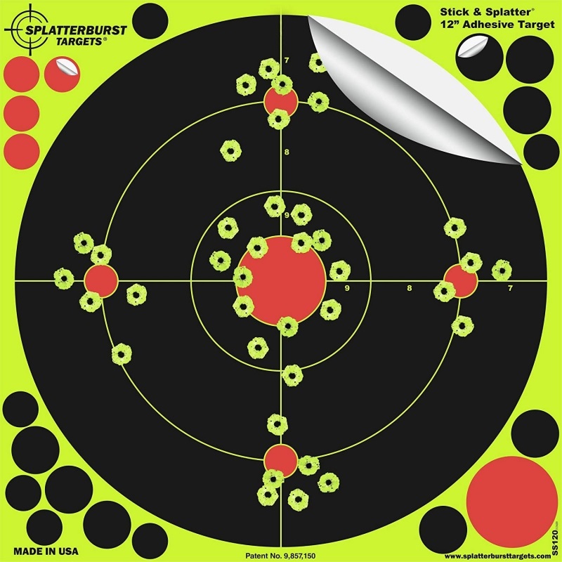 Мишень для стрельбы флюрисцентная Splatterburst Большой круг 20 см (8 дюймов) — купить в Украине | Прицел