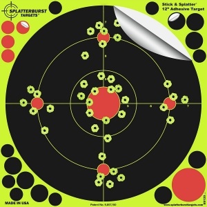 Мишень для стрельбы флюрисцентная Splatterburst Большой круг 20 см (8 дюймов)