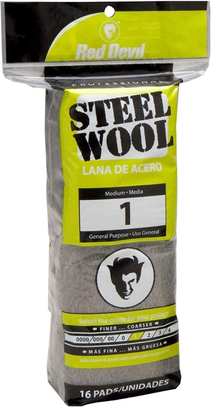 Стальная вата Red Devil Steel Wool 1 Medium 16 Pads (0314) ― Прицел - охотничий интернет магазин