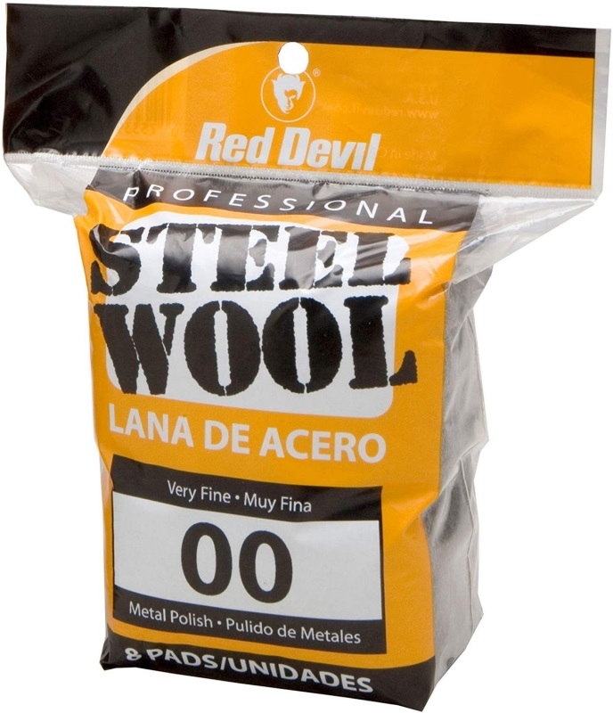 Стальная вата Red Devil Steel Wool 00 Very Fine 8 Pads (0322) — купить в Украине | Прицел