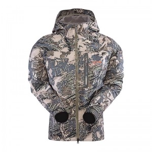 Optifade Ground Forest Hunting 30028-GF Sitka Kelvin Down Hooded Jacket 800g