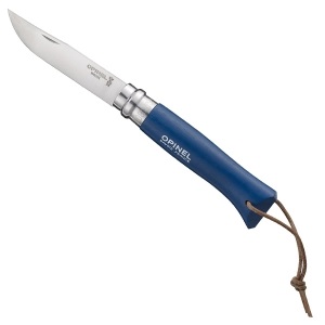 Нож складной Opinel №08 Baroudeur Bleu - синий (001704)