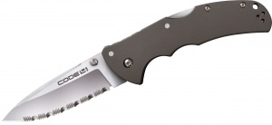 Нож складной Cold Steel Code 4 Spear Point Serrated (58TPCSS)