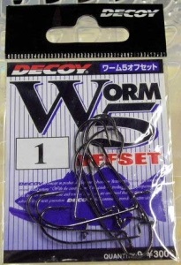 Крючок Decoy Worm 5 Offset 1 (1562.02.15)