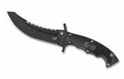 Нож с фиксированным клинком Spyderco Warrior Black (FB25PSBBK)