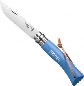 Нож складной Opinel №07 Inox Trekking Baroudeur Azur (001441)