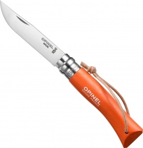 Нож складной Opinel №07 Inox Trekking Baroudeur Mandarine (001443)