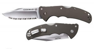 Нож складной Cold Steel Code 4 Clip Point Serrated (58TPCCS)
