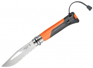 Нож складной Opinel №08 Outdoor Acier Inoxydable / Polymere Orange (001577)