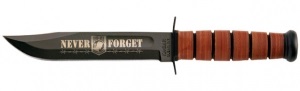 Нож с фиксированным клинком KA-BAR US Navy POW/MIA (9149)