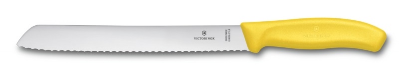 Ніж кухонний для хліба Victorinox SwissClassic жовтий (6.8636.21L8B) — купити в Україні | Приціл