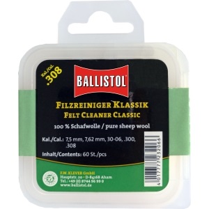 Патч для чистки Klever Ballistol войлочный классический для кал. 308. 60 шт/уп (23206)