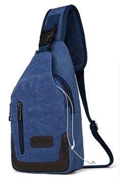 Рюкзак с одной лямкой Denater Blue (DENLBLU) — купить в Украине | Прицел