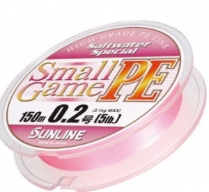 Шнур Sunline SWS Small Game PE 150м # 0.2 / 0.074мм 5LB 2.1кг (1658.04.09)