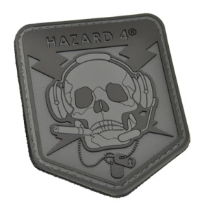 Нашивка на липучке Hazard 4 SpecOp Skull черная (PAT-OPSK-BLK)