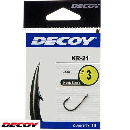 Крючок Decoy KR-21 Black Nickeled 3 (1562.02.94) — купить в Украине | Прицел