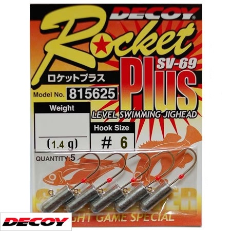 Крючок Decoy Rocket Plus SV-69 6 1,4 г (1562.01.58) — купить в Украине | Прицел