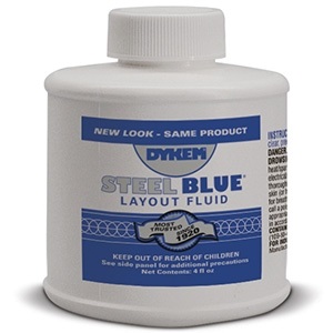 Краска разметочная по металлу Dykem Steel Blue Layout Fluid синяя 120 мл (80300) ― Прицел - охотничий интернет магазин