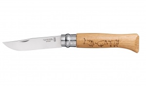 Нож складной Opinel №08 Animalia Sanglier Кабан (001624)