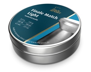 Кулі пневматичні H &amp; N Finale Match Light 4,5 мм 0.51 грама 500 шт / уп (92074500115)
