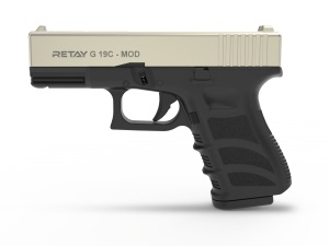 Стартовый пистолет Retay G 19C, 9мм. ,7-зарядный (X614209S)