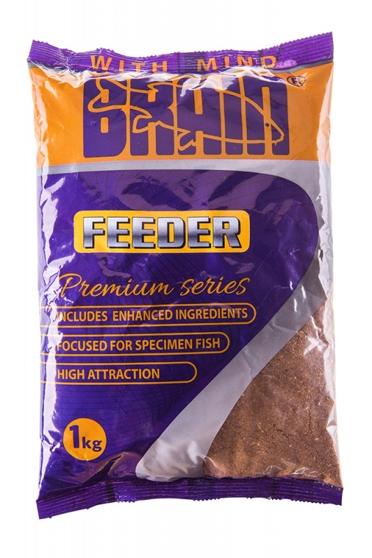 Прикормка Brain PREMIUM FEEDER 1 kg (1858.30.02) — купить в Украине | Прицел