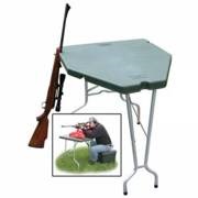 Стіл для стрільби MTM Predator Shooting Table. Матеріал - пластик і алюміній. Колір зелений. (PST-11)