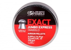 Пули пневматические JSB Diabolo Exact Jumbo Express 5,52 мм 0,930 грамма (250 шт/уп) (546277-250)