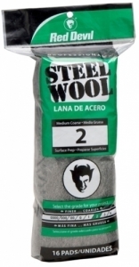 Стальная вата Red Devil Steel Wool 2 Medium 16 Pads (0315)