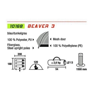 Намет High Peak Beaver 3 (921706)