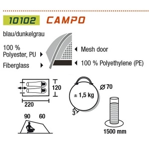 Намет High Peak Campo 2 (921699)