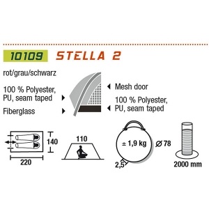 Намет High Peak Stella 2 (921701)