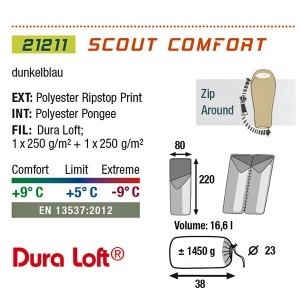 Спальный мешок High Peak Scout Comfort (921756)