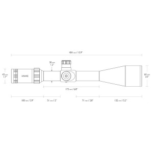 Прицел оптический Hawke Sidewinder 6-24x56 SF (SR PRO IR) (925709)