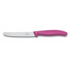 Нож кухонный Victorinox SwissClassic для томатов розовый (6.7836.L115)