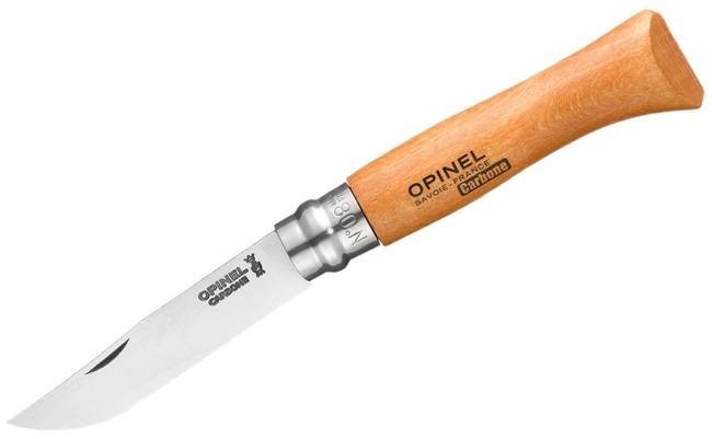 Нож складной Opinel №8 Carbone (000402) — купить в Украине | Прицел