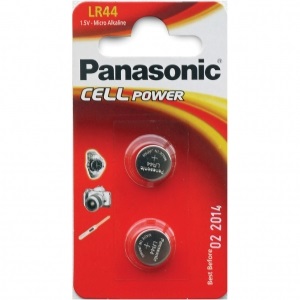 Батарея Panasonic LR44 BLI 2 (LR-44EL / 2B)