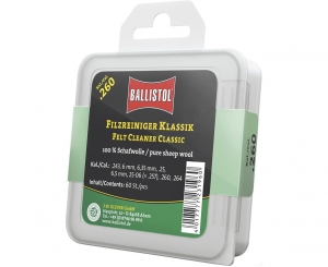 Патч для чистки Klever Ballistol войлочный классический для кал. 6.5 мм 60 шт/уп (23196)