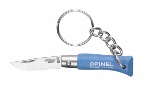 Ніж складаний Opinel Porte-cles №02 Inox блакитний (001428-b)