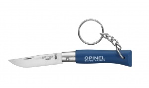 Ніж складаний Opinel Porte-cles №04 Inox синій (001743-b)