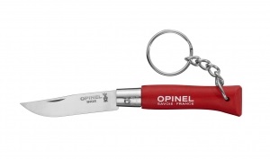 Нож складной Opinel Porte-cles №04 Inox красный (001743-r)