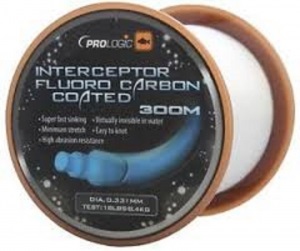 Флюорокарбон Prologic Interceptor Fluoro Carbon Coated 300m 10lbs 5kg 0.261mm ц:белый (1846.02.94)